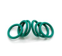 JWOO 20 pièces FKM Vert Caoutchouc Joint torique épaisseur CS 2.5mm Joint OD 6-32mm Joint torique rondelle résistant à l'huile et aux acides (Size : 21x16x2.5mm)
