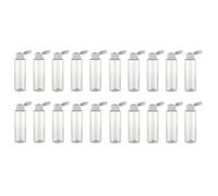 20 Pièces Flacon à Clapet 40ml en Plastique PET Réutilisable | Distribution Contrôlée, Format Léger pour Bagage, Adapté au Shampoing et Tonique, Hôtel ou Déplacement Couleur Aléatoire