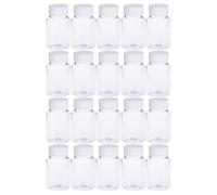 20 Pièces Flacon Vide de Sous-emballage Pet 80ml | Bouteille Plastique Transparente, Bouchon à Vis Étanche, Usage Maison ou Expérimental, Accessoire de Voyage