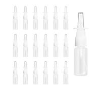 20 Pièces Flacons de Spray Nasal Vides de 10 ml, Vaporisateurs Nasaux Vides, Rechargeable Transparent Flacons Vaporisateurs en Plastique pour Sérum Physiologique et Huiles Essentielles