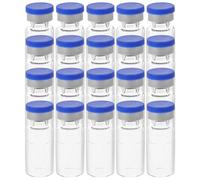 20 Pièces Flacons D'échantillonnage en Verre Transparent 3ml | Observation Nette du Contenu, Distribution Précise, Transport Facile, Usage Chimie, Cosmétiques DIY