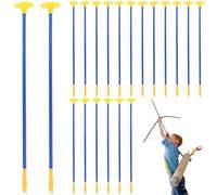 20 pièces flèches à ventouse de remplacement flèches de 16, 54 pouces long pour enfants jouet tir à l'arc léger et réutilisable bien équilibré Sports d'intérieur en plein air pour garçons filles