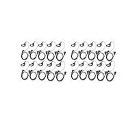 20 PièCes G Forme ÉCouteur Casque PTT avec Microphone pour Radio 2 Voies CP040 CP200 Talkie-Walkie ÉCouteur