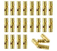20 Pièces Hinges Mini Boîte à Bijoux Caché Charnière Charnière Cachée en Laiton Caché Caché Invisible en Laiton pour Boîte à Bijoux Bricolage, Boîte Cadeau, Boîte à Bijoux, Meubles Miniatures