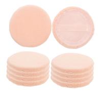 20 Pièces Houppette Au Miel Houppette Cosmétique Compacte Houppette Ronde Houppette En Coton Bouffées De Coton Bouffées De Fond De Teint Bouffées Portables Lâche Pur Coton minkissy