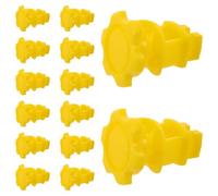 20 Pièces Isolateur de Poteau de Clôture Électrique | Clip de Fil pour Poteau, Surface Lisse et Pose sans Outil, Usage en Pâturage Pentes