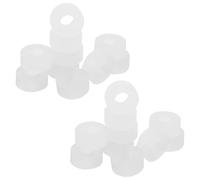 20 Pièces Joint Torique de Gonfleur de Pneu en Silicone Blanc, | Mandrin à Serrage Rapide, Remplacement pour Gonflage Vélo et Auto, Réduit les Arrêts, Ajustement Sûr