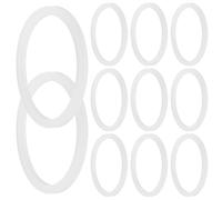 20 Pièces Joints D’étanchéité en Silicone Blancs pour Bocaux à Clip | Solution Réutilisable Anti-odeur, Adaptée aux Bocaux Ordinaires, Conservation Froide, Transport Alimentaire et Préparation
