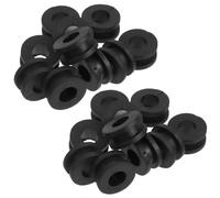 20 Pièces Kit de Bouchons en Caoutchouc Noirs | Joint D’étanchéité Sécurisé pour Panneaux Latéraux, Surface Antidérapante, pour Utilisation Quotidienne