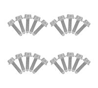 20 Pièces Kit de Boulons D'échappement de Voiture | Pièces de Rechange pour Modernisation Automobile, Bruit et Vibrations, Installation Facile, Entretien Simple