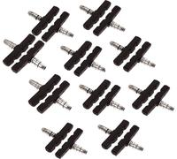20 pièces kit de frein vélo pour Shimano | 10 paires de patins de frein noir pour le vélo | V-brake 70mm V-brake symétrique | plaquettes de frein | gommes de frein | kit de patins de frein | patins de