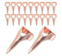 20 Pièces Kit de Tressage de Cheveux, Outil Métal Précis | Griffes de Coiffure Rétro, Accessoire Nail Art, Usage Portable, Style Noël et Cosplay