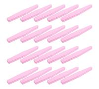 20 Pièces Lime à Ongles en Éponge Rose à Faces Multiples | Papier Abrasif, PP et Eva, Usage Salon ou Entraînement, pour Gel et Ongles des Pieds