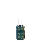 20 pièces/lot 50V100UF 50V 100UF 8 * 12MM faible ESR/impédance condensateur électrolytique en aluminium haute fréquence Appareils électroniques