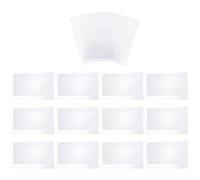 20 Pièces Loupe de Carte de Crédit 3X Format PVC Blanc