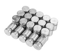 20 Pièces M12 * 20mm en Acier Inoxydable, Goupille de Fixation de publicité, Vis de Boulon de Montage avec Cercle en Caoutchouc Tampon, Fixation Stable Adaptée à L'étagère de