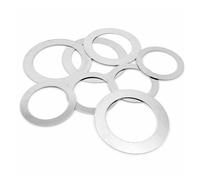 20 pièces M14 M15 M16 M17 M18 M20 M22 M25 M28 M30 M35 M40 304 A2 Acier Inoxydable Ultra-Mince Ajuster Joint Cale Ultra Mince Rondelle Plate(20pcs M20x28xThick,Thick 0.5mm)