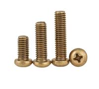 20 pièces M2 M2.5 M3 M4 M5 M6 laiton vis à tête cruciforme cuivre vis châssis petite vis attache, M3x30mm