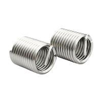 20 pièces M5 * 0,8,5D ~ 304 fil d'acier inoxydable manchon d'insertion douille vis bobine écrou de réparation - attaches industrielles(4D)