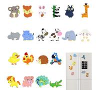 20 Pièces Magnet Frigo Enfant, Aimant EnfanTeducatif Magnets Aimantés Enfants sont Faits de Matériaux en PVC Effet 3D Aimants de Réfrigérateur pour Réfrigérateur Décoration pour Maison École Bureau