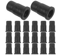 20 Pièces Manchon de Tige de Roulette 19x32, Insert Noir Abs