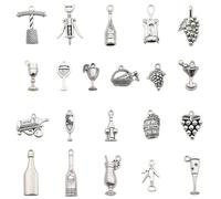 20 Pièces Marque Verre à Vin, Étiquettes de Marqueurs de Boisson de Gobelet, Marqueurs de Tasse Réutilisable Identificateurs de Verre Coupe pour la vie Quotidienne et les Fêtes