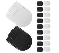 20 Pièces Mini Clips en Plastique, Affichage de Notes | Cloisons de Bureau et Postes de Travail, Maintien Ferme, Organisation Rapide des Rappels et Petites Œuvres