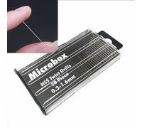 20 Pièces Mini Ensemble De Forets Hss Micro Ensemble De Forets Hélicoïdaux 0.3mm-1.6mm Modèle Artisanat Avec Des Outils De Réparation De Cas Petit Foret Hélicoïdal Micro