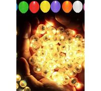 20 pièces Mini Lumière LED, Lumière de Ballon Blanc Chaud, Lumière de Ballon LED Blanc Chaud, Lumières de Ballon, Lampe Boule Clignotante LED Ronde Pour Lanterne en Papier, Ballon, Fête d'Anniversaire