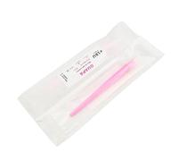 20 pièces Noir Microblading 18 U-shape 0,18mmm stylo jetable manuel sourcil aiguilles de tatouage avec pour le maquillage permanent sourcils tatouage (Stylo Rose)