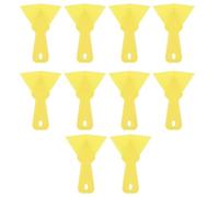 20 Pièces Outil de Grattage D’angle, Poignée 90° ABS | Pack, Plastique Jaune, Prise Améliorée, pour Joints de Carrelage et Enduit Mural
