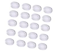 20 Pièces Pad D'amortissement en Silicone, Silencieux | Caisse Claire et Cymbales, Retrait sans Résidu, Tenue Fiable, Aspect Transparent et Discret