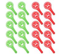 20 Pièces Palettes de Vote Recto Verso Vert Rouge en Plastique pour ouble Face, Retour Instantané, Format Léger et Portable, pour Quiz, Événements et Usage Pédagogique