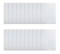 20 Pièces Papier Autocollant Holographique Imperméable | Vinyle PET Argenté, Effet Irisé Haute Brillance, Étiquette Résistante à L'eau pour Dossiers et Cartes