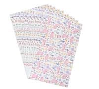 20 Pièces Papier de tissu des fleurs, 50 * 70cm papier de soie imprimés des chats roses, Feuilles de paper de soie art pour Emballer Cadeaux DIY Artisanat Fleurs Décoration (E)