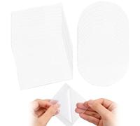 20 Pièces Patch Réparation Transparent Rubans Adhésifs, Patch de Réparation Tente Applicable à e, Imperméables, Gonflable, Jouets Gonflables Sièges de Voiture Canapé Auvents Kayak Dinghies Matelas