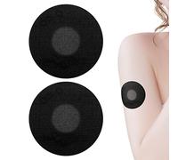 20 Pièces Patchs Adhésifs pour Freestyle, Étanche Respirant Protecteur de Capteur Patchs Adhésifs pour Capteur Freestyle Libre 2/3 pour la Natation la Douche (Noir)