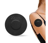 20 Pièces Patchs Freestyle Libre 2, Patch de Fixation pour Capteur freestyle libre 2, Pansement Autocollant pour Freestyle Libre 2 & 1, Protection Capteur Freestyle Libre 2 Étanche par YOUSHARES, Noir