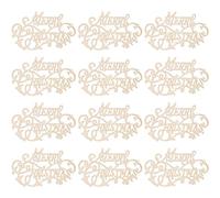 20 Pièces Pendentif Graffiti en Bois, Décoration à Suspendre | Découpes Bois Non Finies, Trou Pré-percé et Surface Lisse, Ruban et Corde Inclus, pour Guirlandes et Paquets
