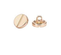 20 pièces, petit bouton de 9 mm for vêtements, chemises(Golden)