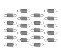 20 Pièces Petit Ressort D’extension à Double Crochet en Acier | Diamètre 0, 02 Pouce, Format 1/5x4/5 Pouce, Usage Électronique et Automobile, Finition Noire