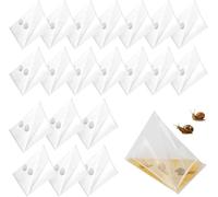 20 pièces Pièges à Limace,Piège à Escargots Naturel Catcher,Anneau Anti-Limaces,Anti Iimaces et Escargots,Sac PE Transparent,Défense Contre Les Escargots,pour Jardins, Verger, Cour,Potager