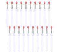 20 Pièces Pinceau De Maquillage En Silicone Avec Capuchons De Protection Ensemble D'outils Hygiéniques Pour Les Lèvres Et Les Yeux Voyage Beauté Essentiel Et Stylo Pigmenté Silicone Makeup Tools