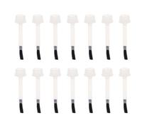 20 Pièces Pinceau de Rechange pour Vernis à Ongles, Nylon Noir | Applicateur pour Flacon, Traits, Points et Fleurs, Fournitures Salon de Manucure, Usage Précis
