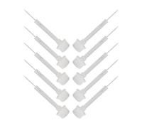 20 Pièces Pinceau de Rechange pour Vernis Gel, Brosse Fine PP | Remplacement Rapide, Design Ergonomique, Résistance à Déformation, Usage Professionnel, Détails Précis