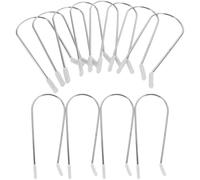 20 Pièces Pinces à Friser les Cheveux de Remplacement, Clips U | Rangement Facile Pince de Fixation, ou Tiroir, en Paquet de Voyage pour Rouleau Chauffant Blanc Couleur Aléatoire