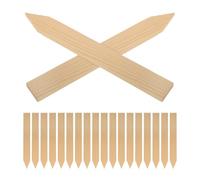 20 Pièces Piquet de Jardin 11,4 Pouces, Tuteur de Délimitation | Pointe Préaffûtée, Surface Lisse, Réutilisable, Insertion Facile Terre, pour Jardin et Ferme