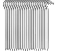 20 Pièces Piquets de Tente, Sardines de Fixation Sol en Alliage d'aluminium, Sardine Tente Piquet pour Tente De Camping, Jardin, Filet de Football