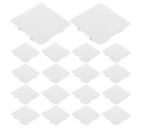 20 Pièces Plaque de Recouvrement D’interrupteur Blanche Pvc, 86