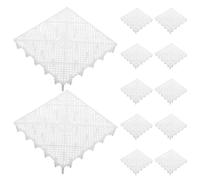 20 Pièces Plaque Filtrante pour Aquarium, Fond de Réservoir | Installation Facile, Démontable, Résiste à Déformation, Entretien Simple, pour Bassin et Cuve